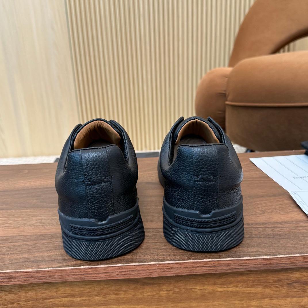 Zegna Leather Sneakers - DopestKickz