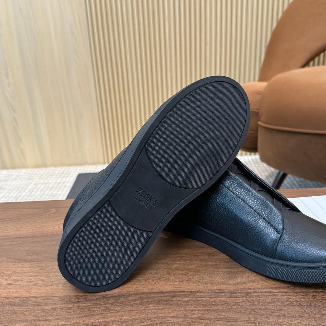 Zegna Leather Sneakers - DopestKickz