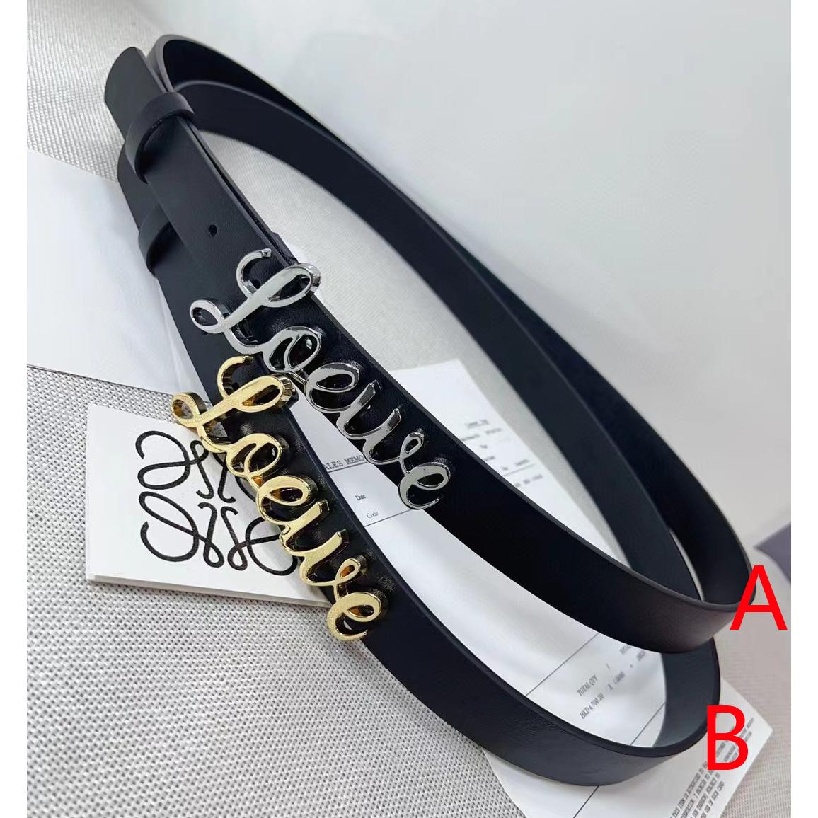 Loewe Anagram Belt In Calfskin - DopestKickz