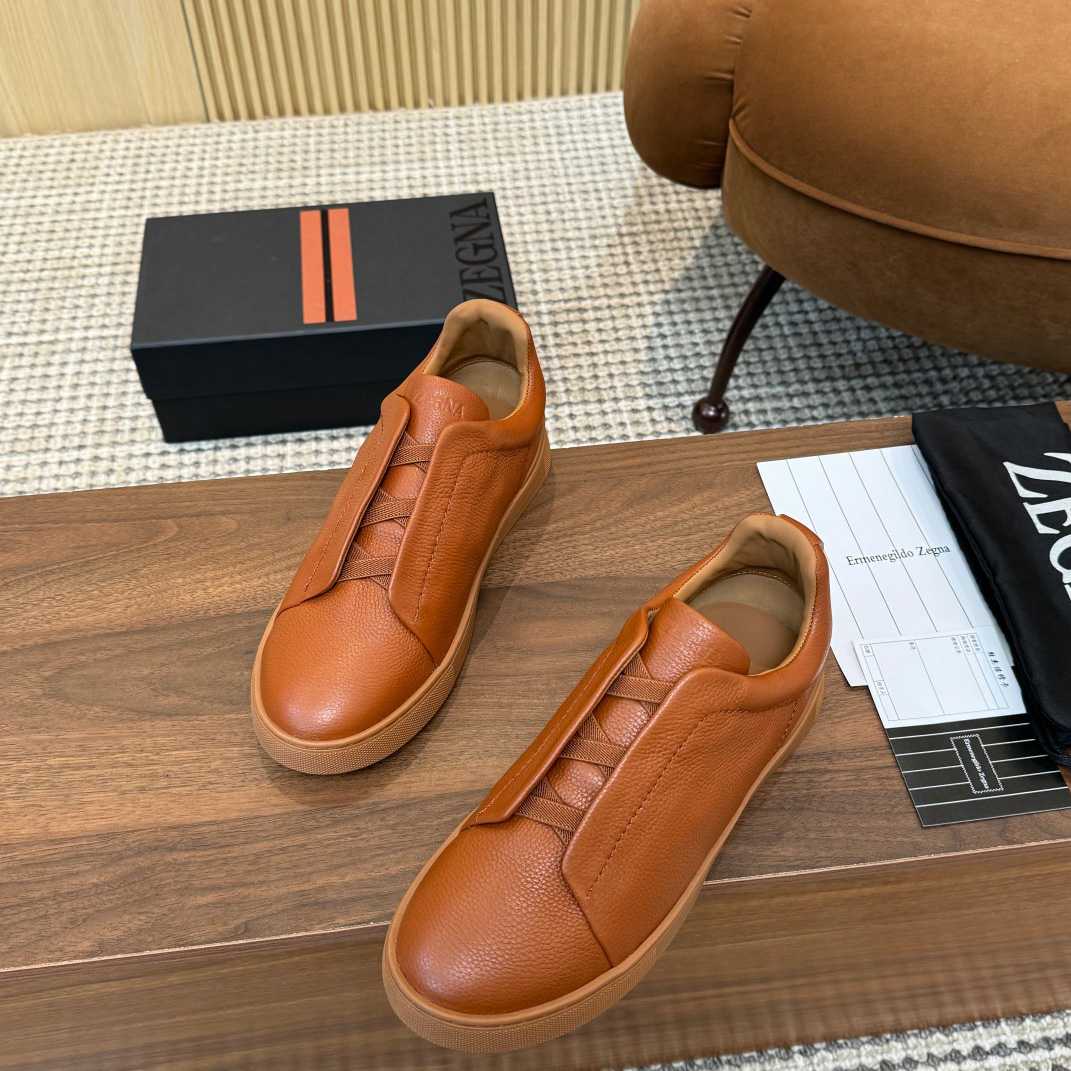 Zegna Leather Sneakers - DopestKickz