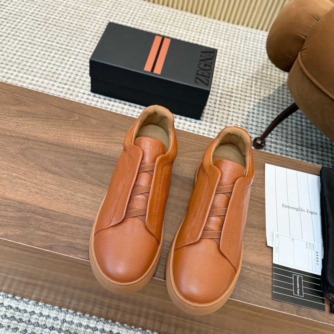 Zegna Leather Sneakers - DopestKickz