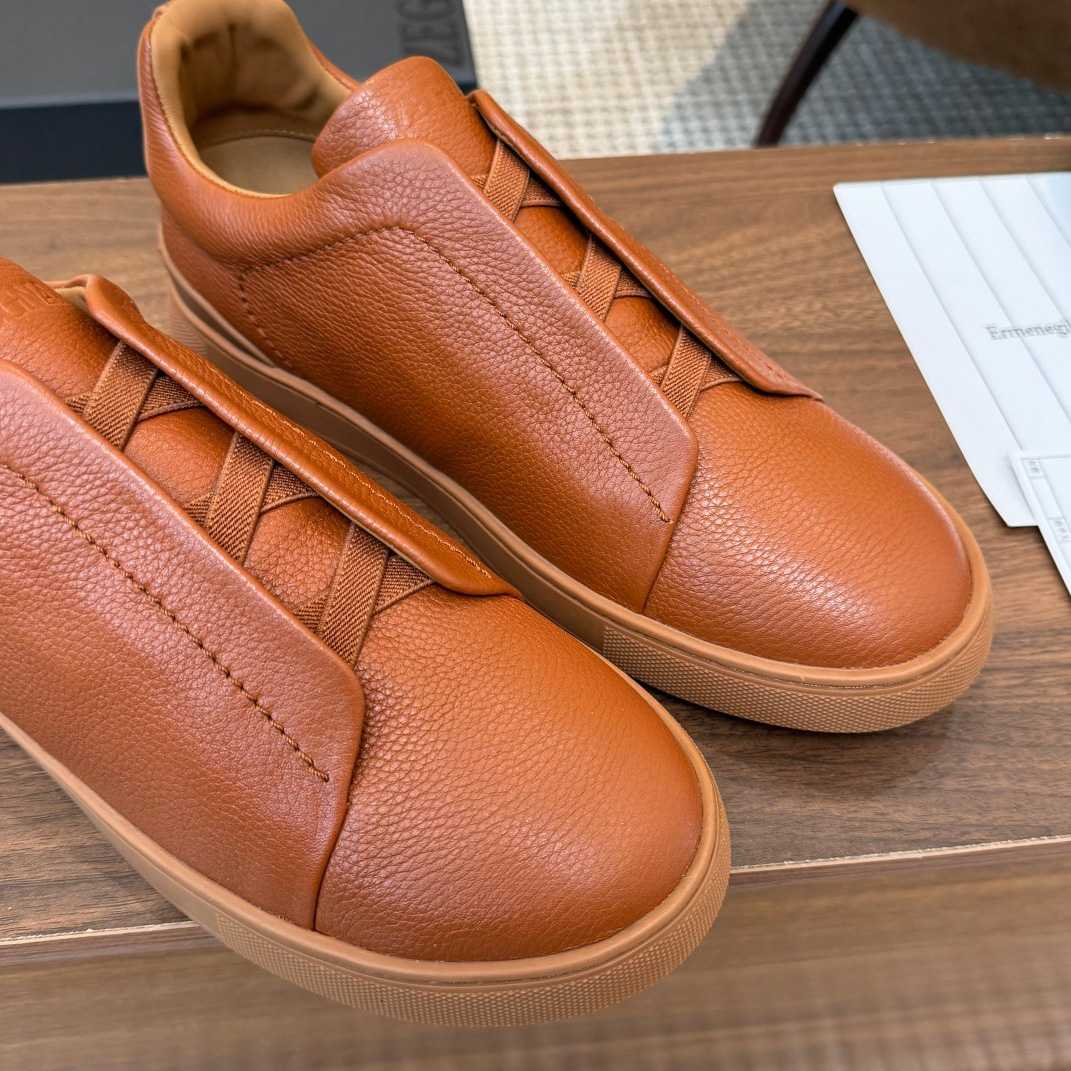 Zegna Leather Sneakers - DopestKickz