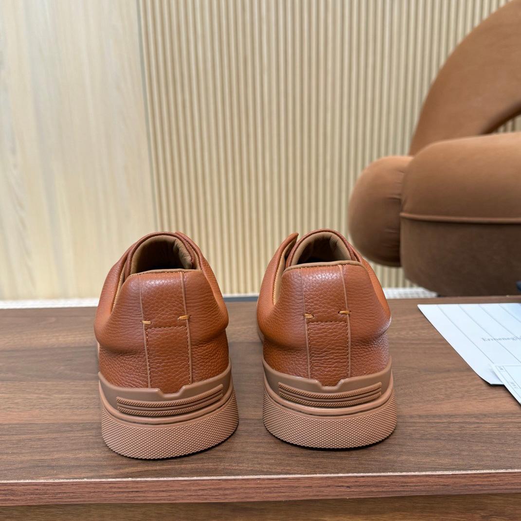 Zegna Leather Sneakers - DopestKickz