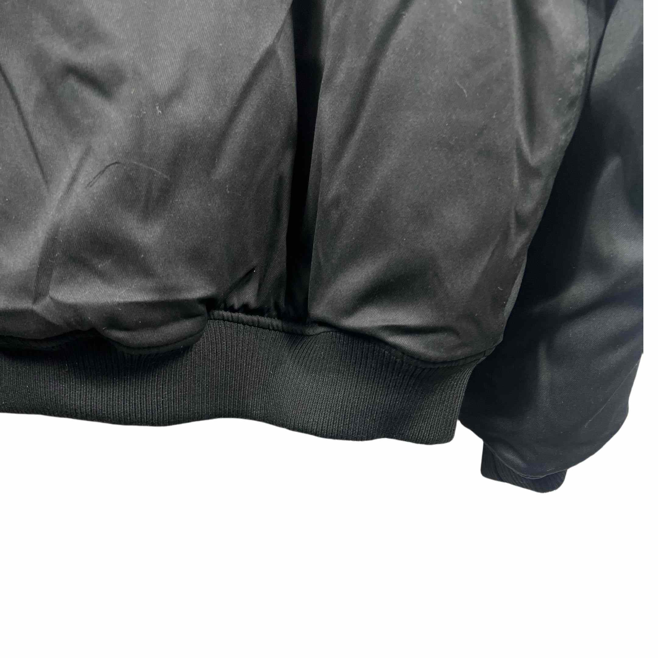 Vetements Black Cotton Patchwork Bomber Jacket - DopestKickz