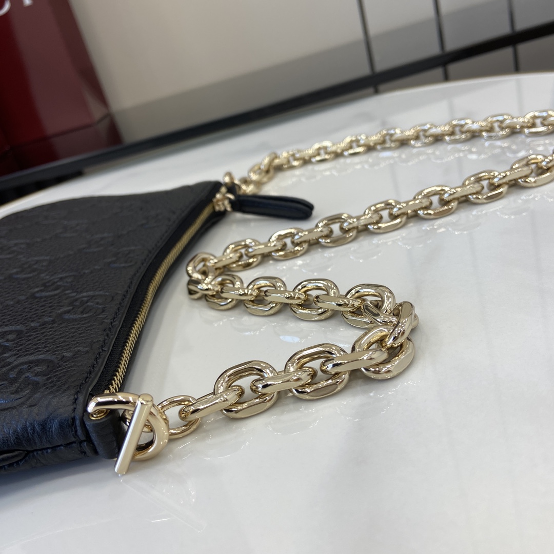 Gucci GG Emblem Super Mini Bag - DopestKickz