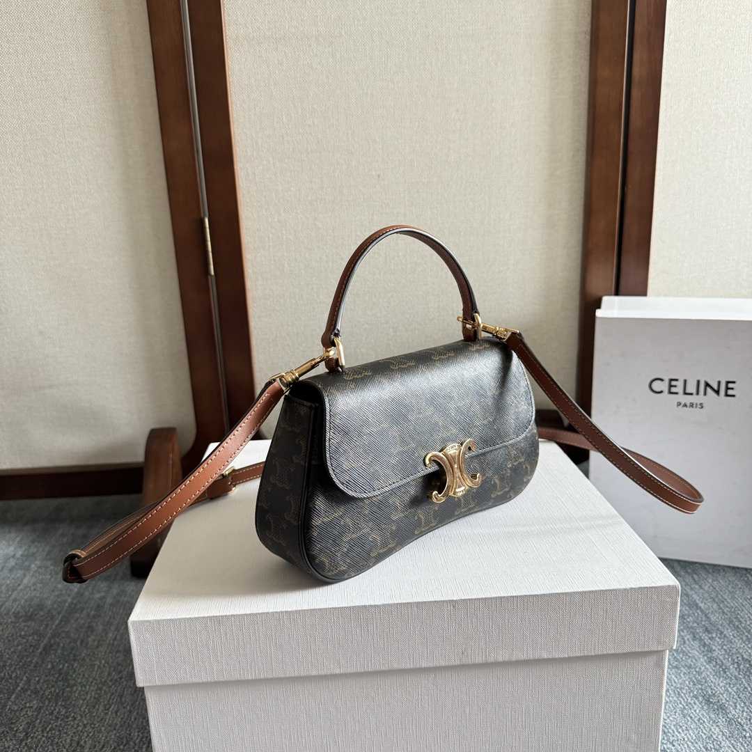 Celine Teen Celine Lola In Triomphe Canvas And Clafskin  - DopestKickz