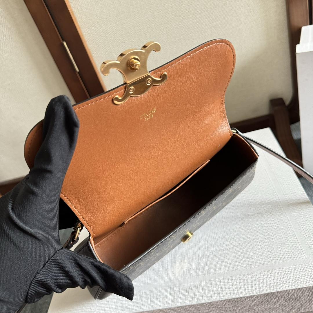 Celine Teen Celine Lola In Triomphe Canvas And Clafskin  - DopestKickz