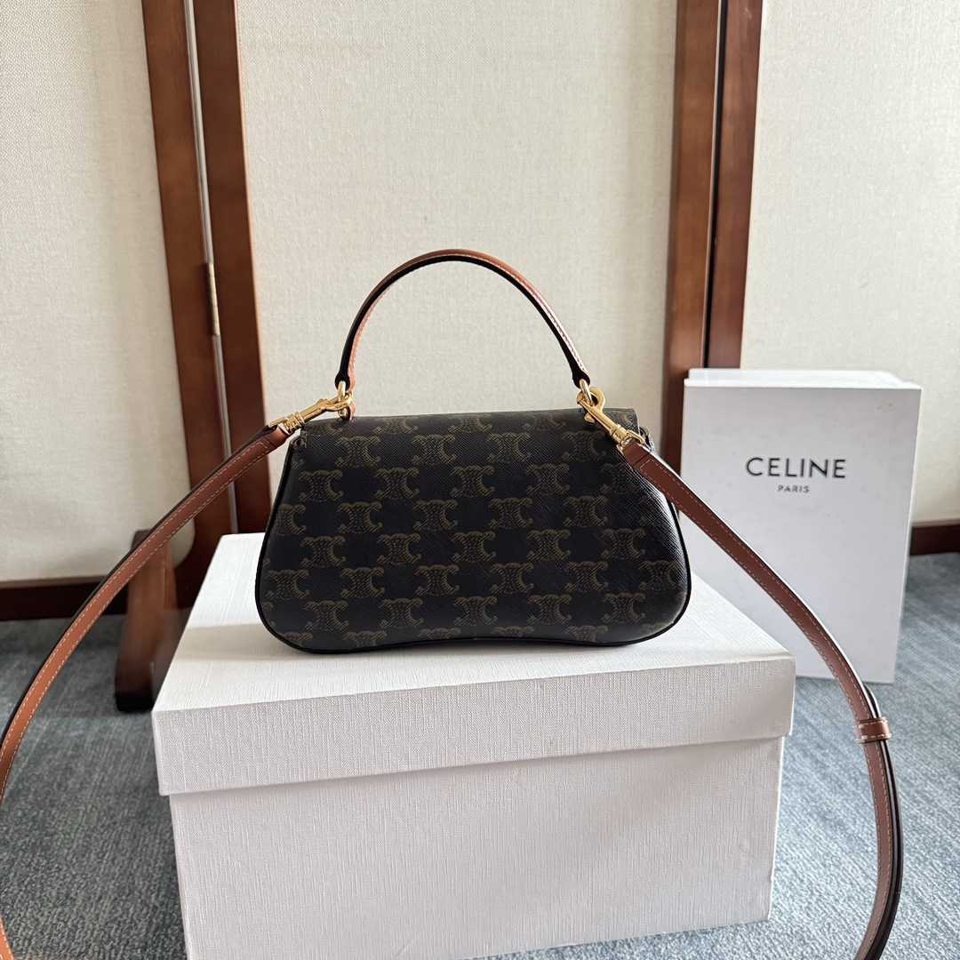 Celine Teen Celine Lola In Triomphe Canvas And Clafskin  - DopestKickz