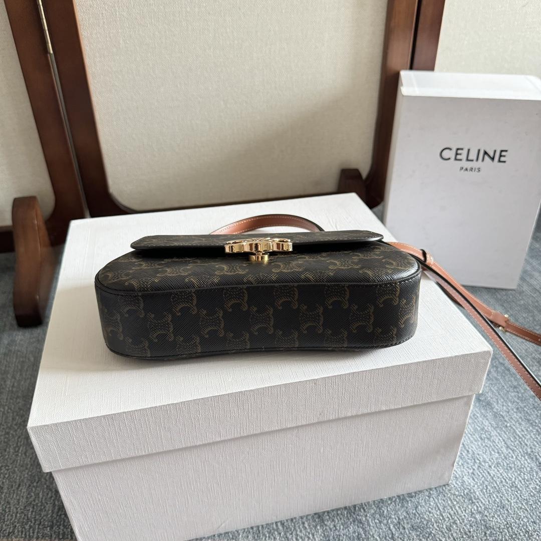 Celine Teen Celine Lola In Triomphe Canvas And Clafskin  - DopestKickz