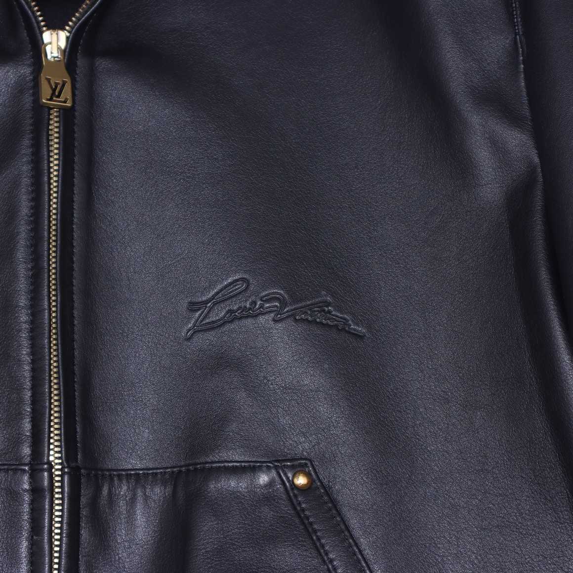 Louis Vuitton Zipped Leather Hoodie   1AFQP6 - DopestKickz