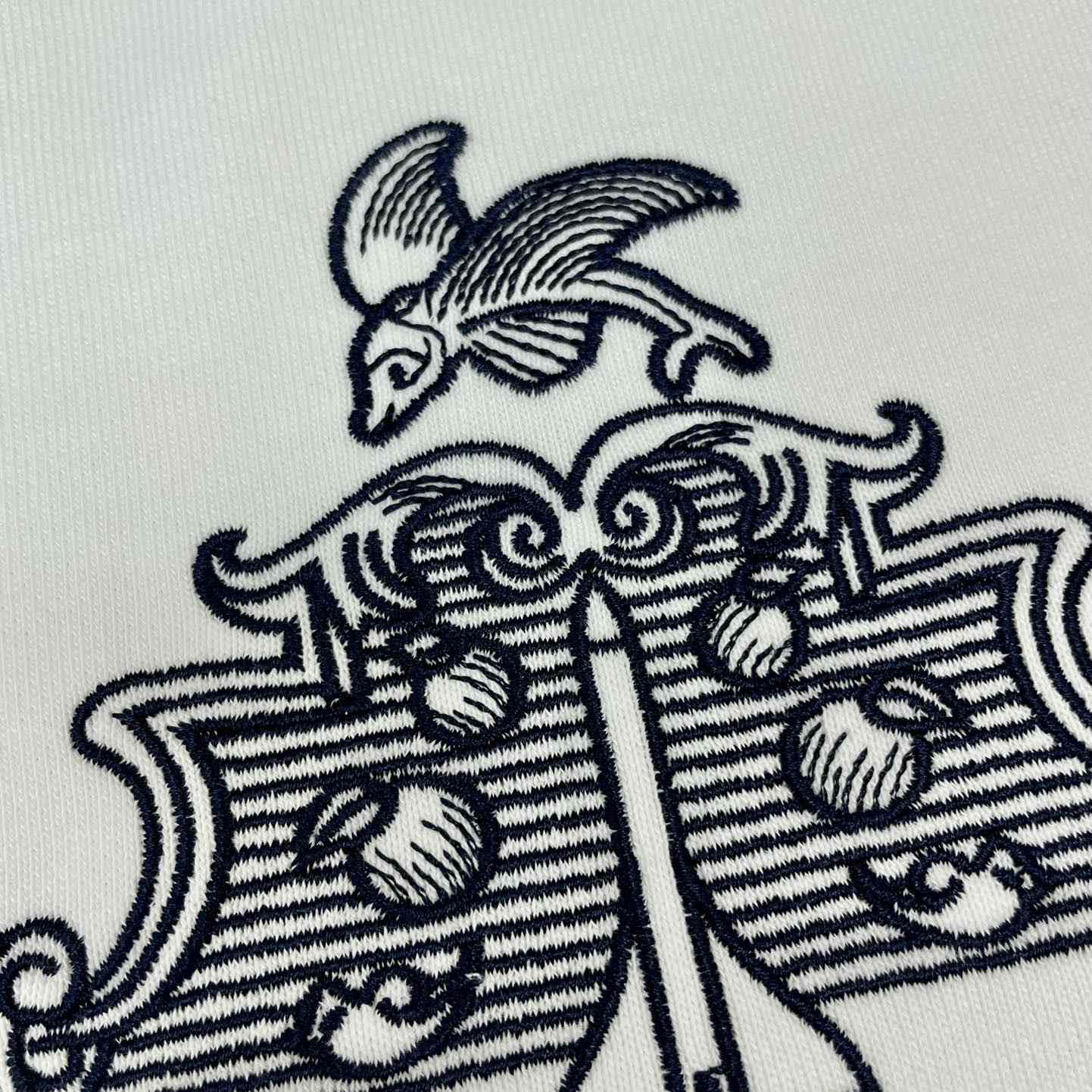 Casablanca Embroidered-logo Organic Cotton Sweatshirt   c672 - DopestKickz