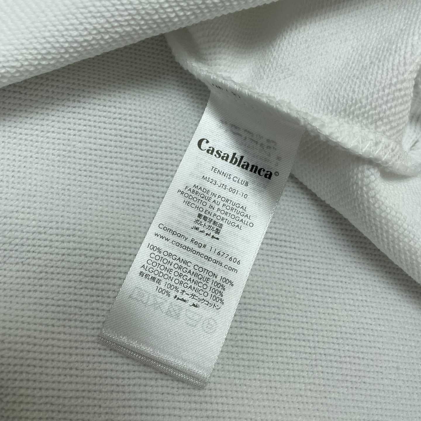 Casablanca Embroidered-logo Organic Cotton Sweatshirt   c672 - DopestKickz