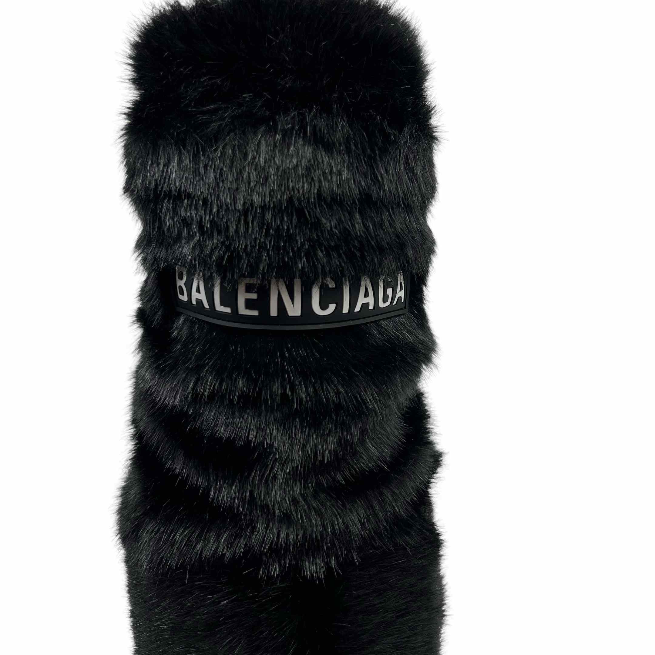 Balenciaga Alaska Low Faux-fur Boots - DopestKickz
