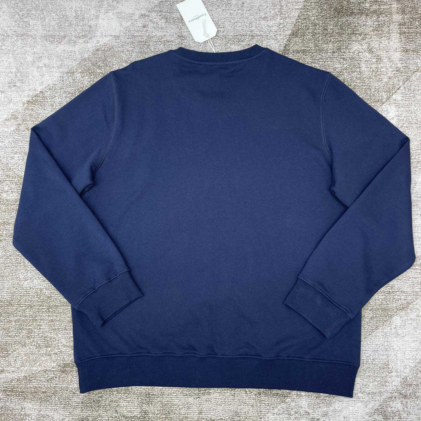 Casablanca Embroidered-logo Organic Cotton Sweatshirt   c671 - DopestKickz