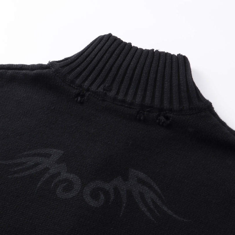 Balenciaga Y2K Zip-Up Cardigan In Black  - DopestKickz