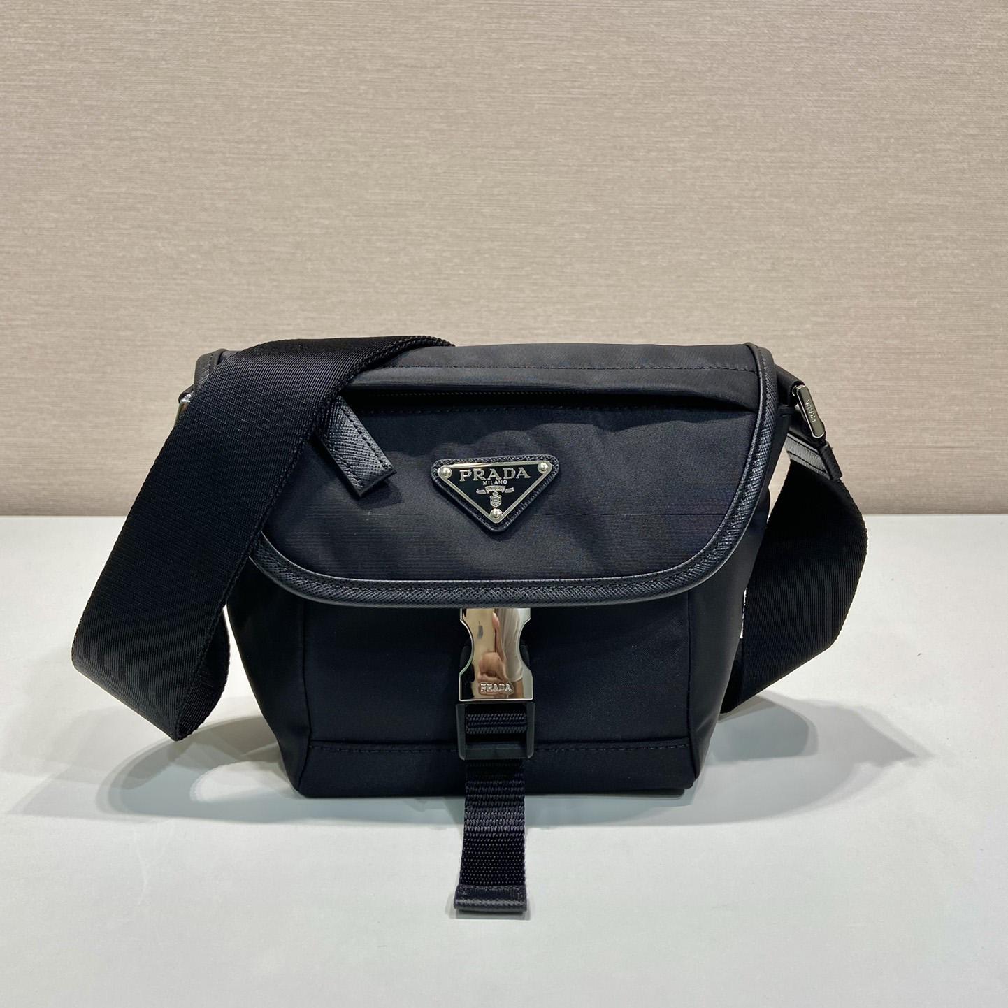 Prada Re-Nylon and Saffiano Leather Shoulder Bag - DopestKickz