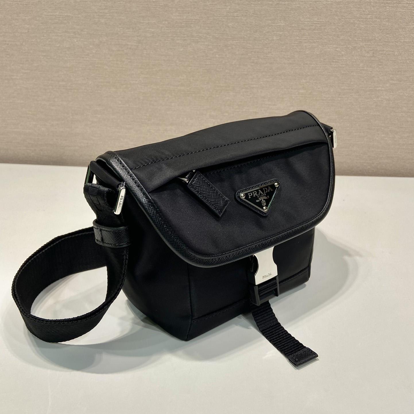 Prada Re-Nylon and Saffiano Leather Shoulder Bag - DopestKickz