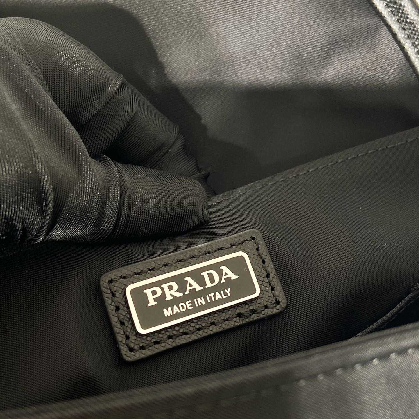 Prada Re-Nylon and Saffiano Leather Shoulder Bag - DopestKickz