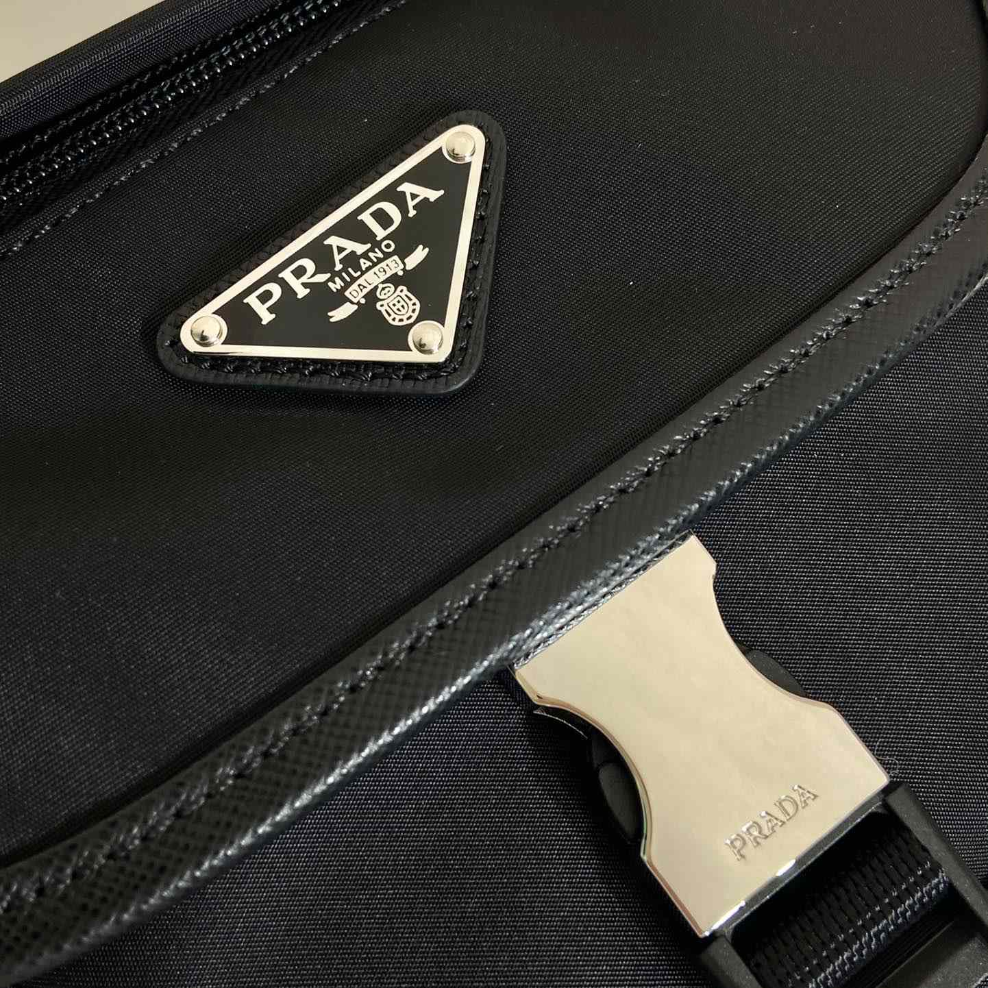 Prada Re-Nylon and Saffiano Leather Shoulder Bag - DopestKickz