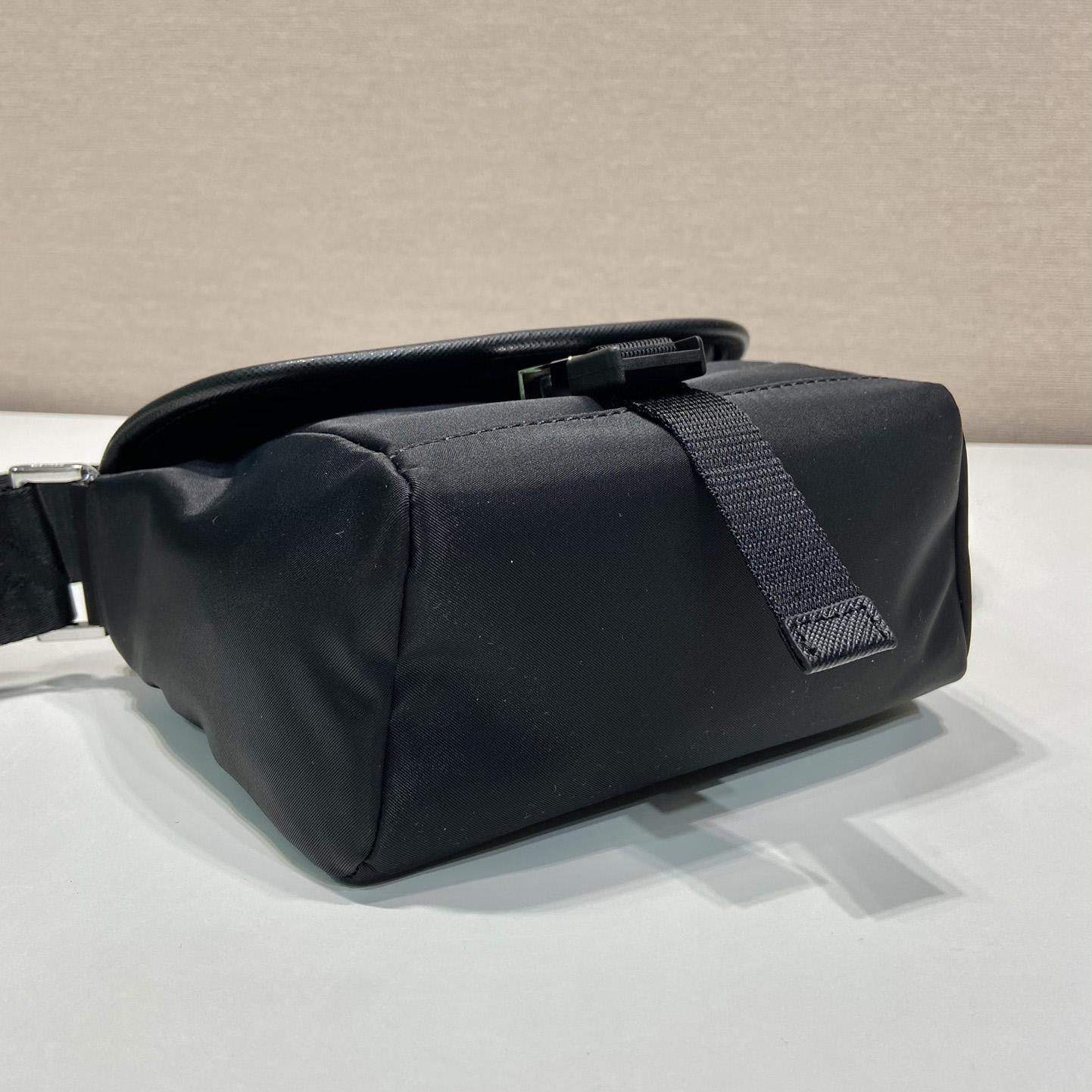 Prada Re-Nylon and Saffiano Leather Shoulder Bag - DopestKickz