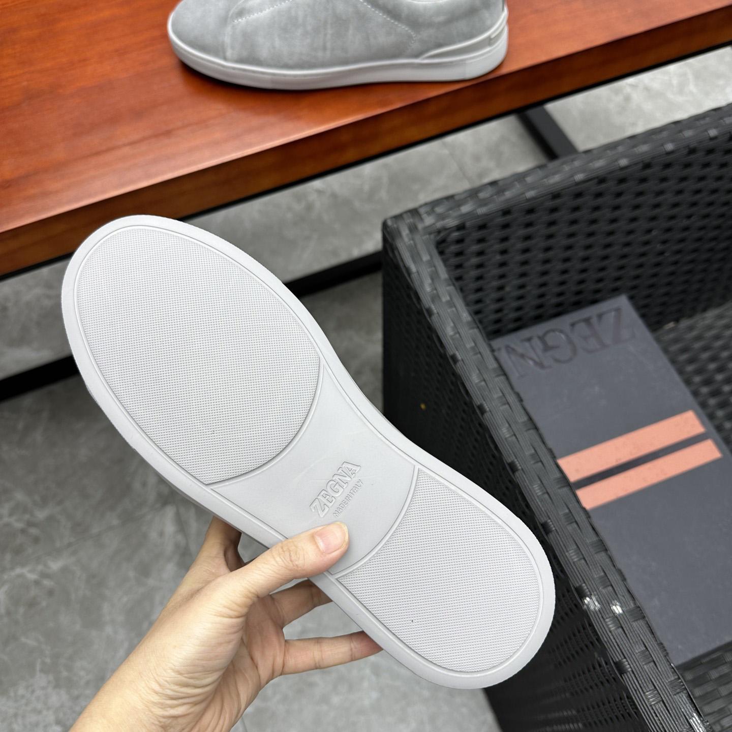 Zegna Suede Triple Stitch™ Sneakers - DopestKickz