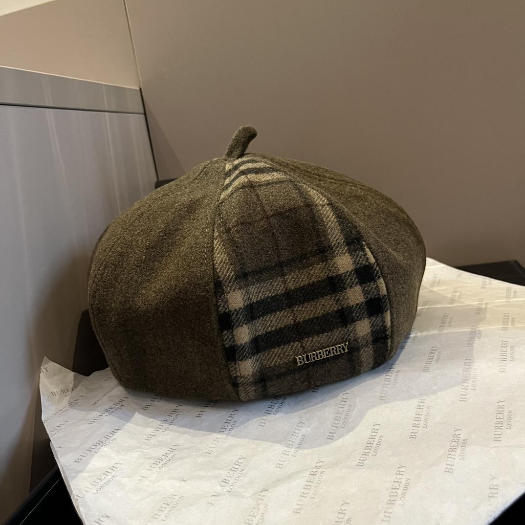 Burberry Beret Hat - DopestKickz