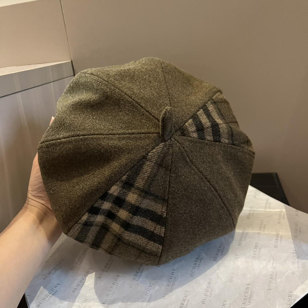 Burberry Beret Hat - DopestKickz