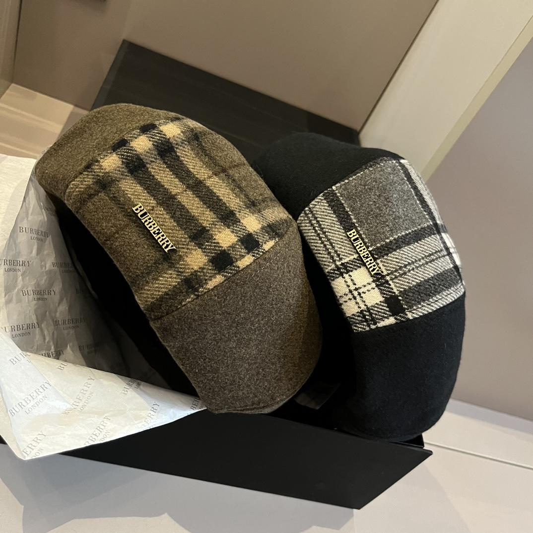 Burberry Beret Hat - DopestKickz