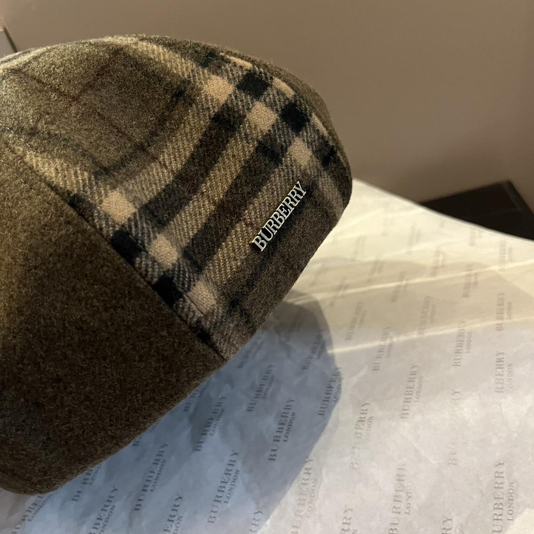 Burberry Beret Hat - DopestKickz