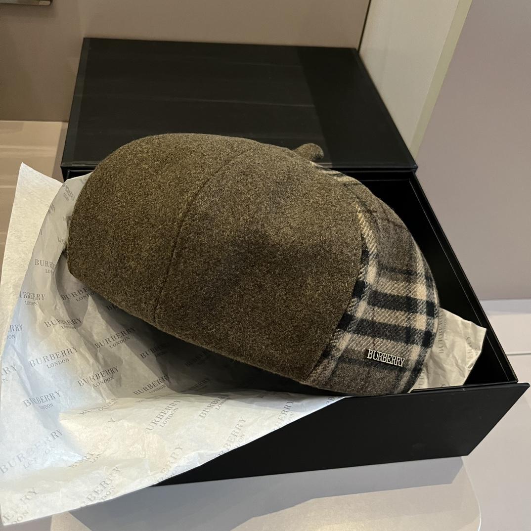 Burberry Beret Hat - DopestKickz
