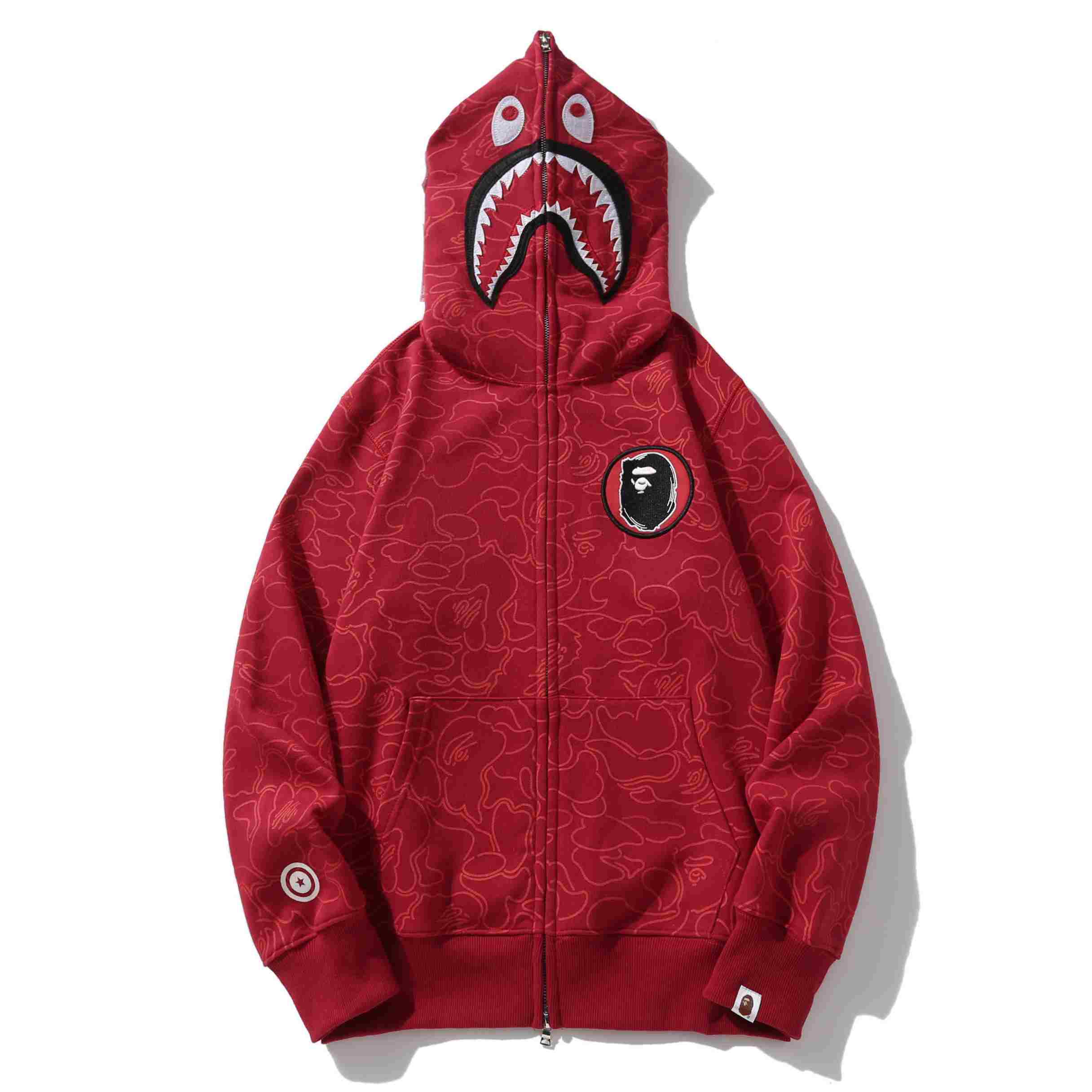 Bape 30Th Anniversary Shark Hoodie - DopestKickz