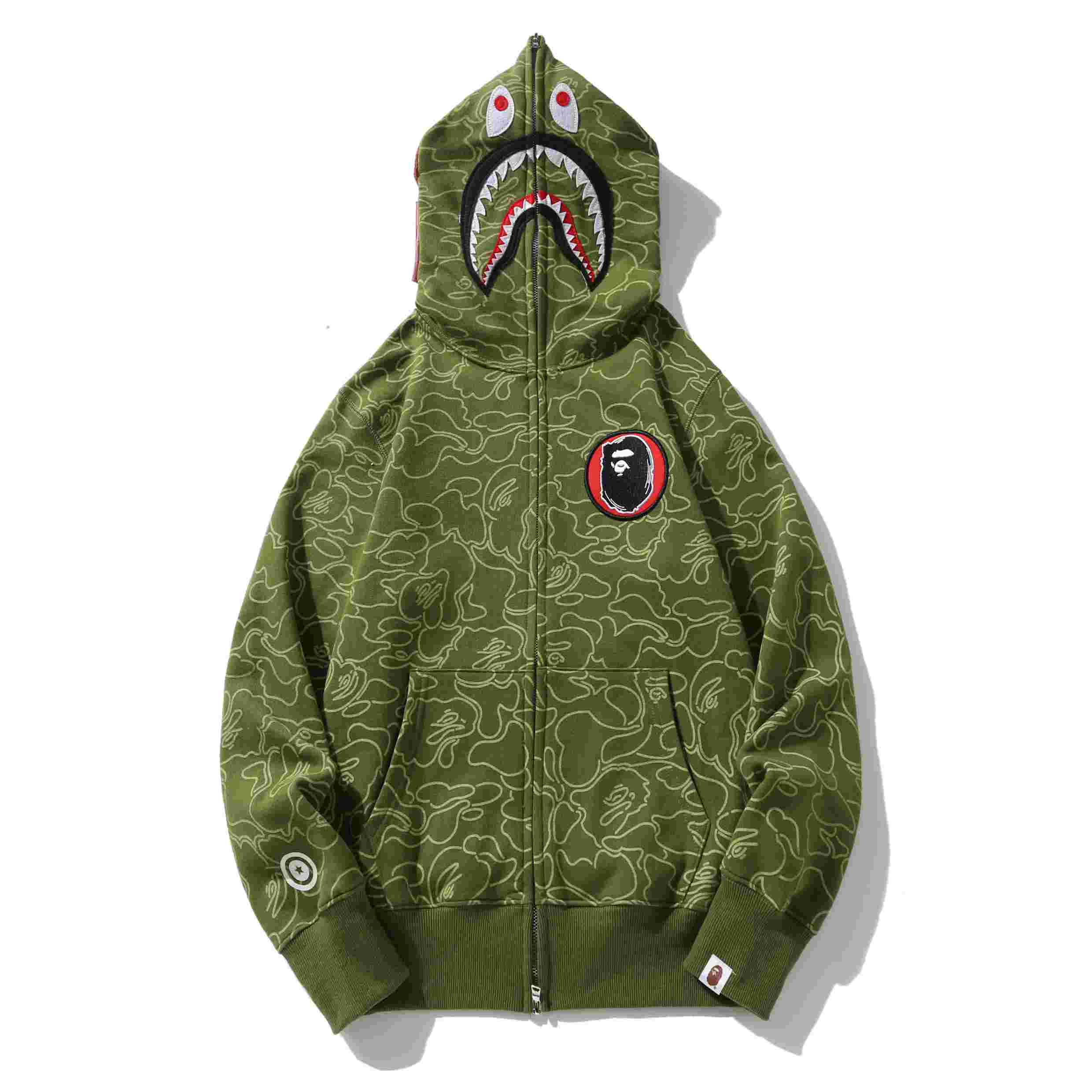 Bape 30Th Anniversary Shark Hoodie - DopestKickz