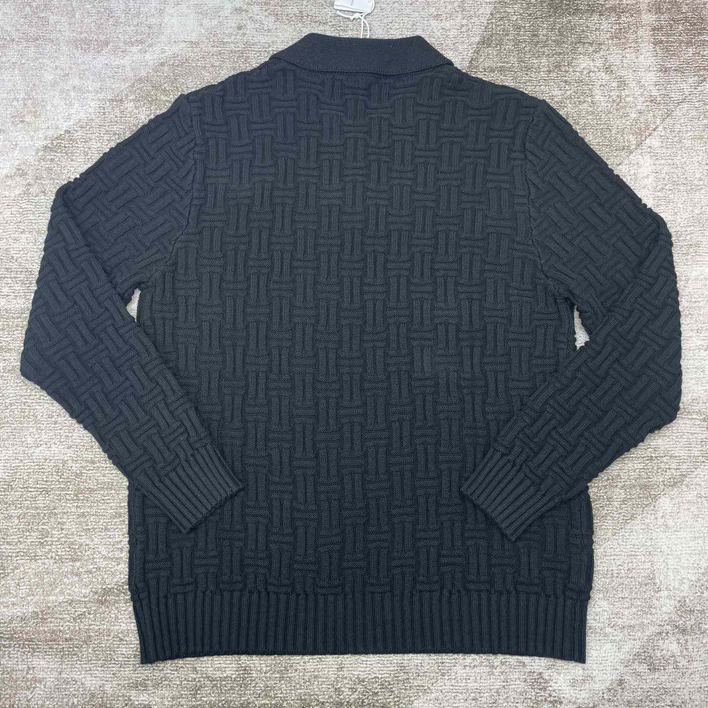 Casablanca Column Stitch Wool Knit Polo  D0065 - DopestKickz