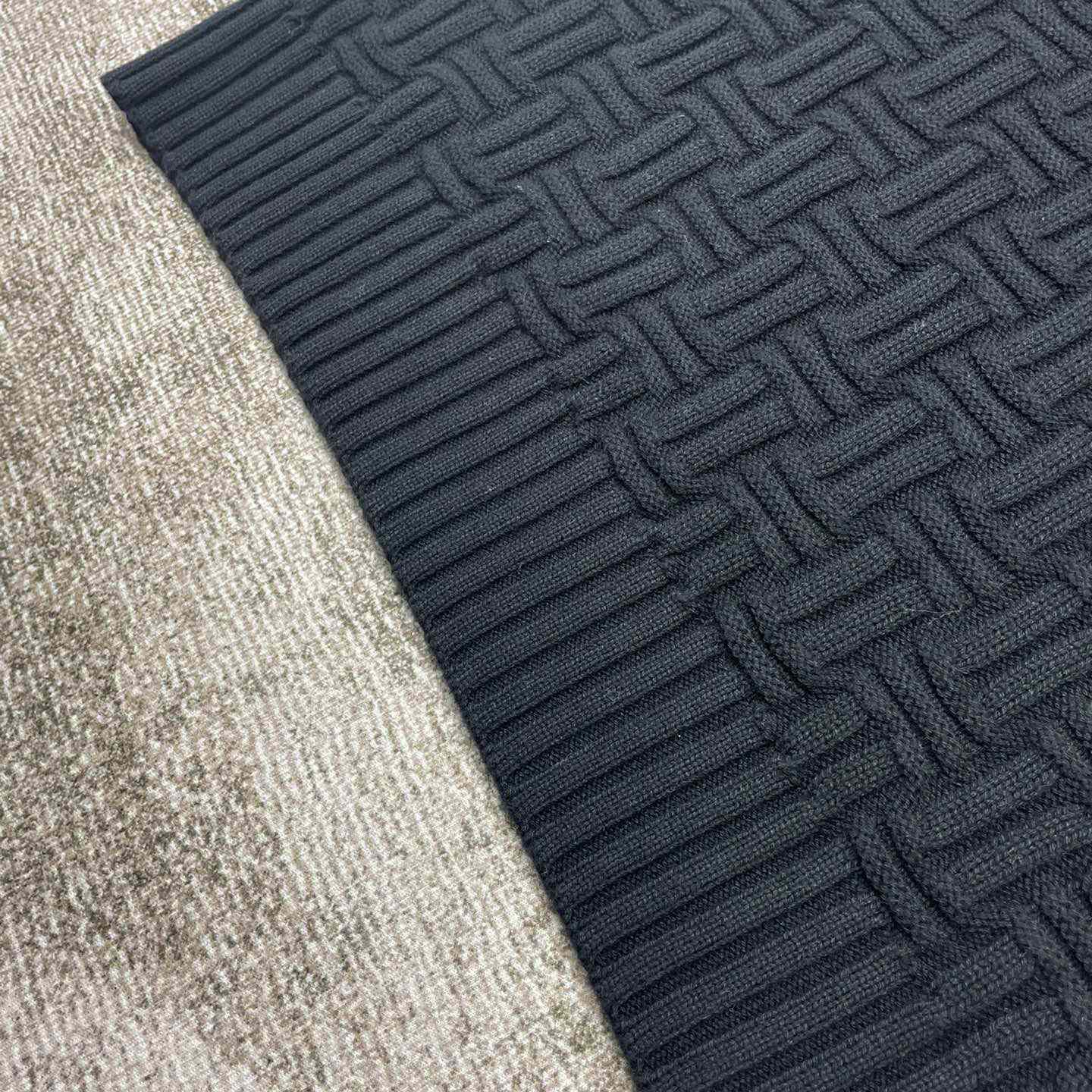 Casablanca Column Stitch Wool Knit Polo  D0065 - DopestKickz