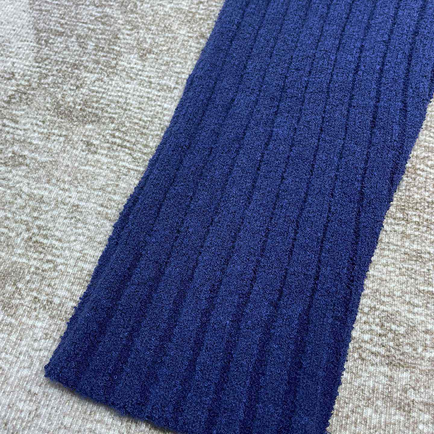 Casablanca  Ribbed Bouclé Cotton-Blend Polo Shirt   D0066 - DopestKickz