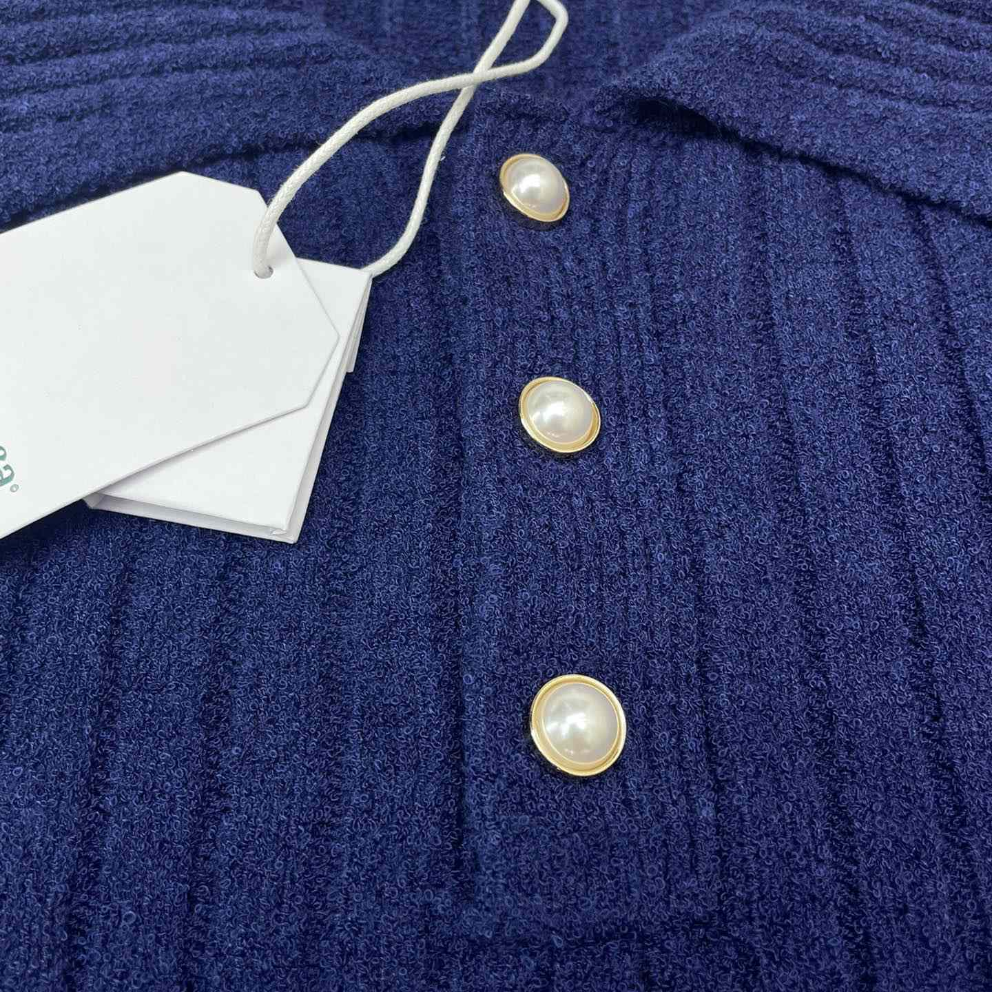 Casablanca  Ribbed Bouclé Cotton-Blend Polo Shirt   D0066 - DopestKickz