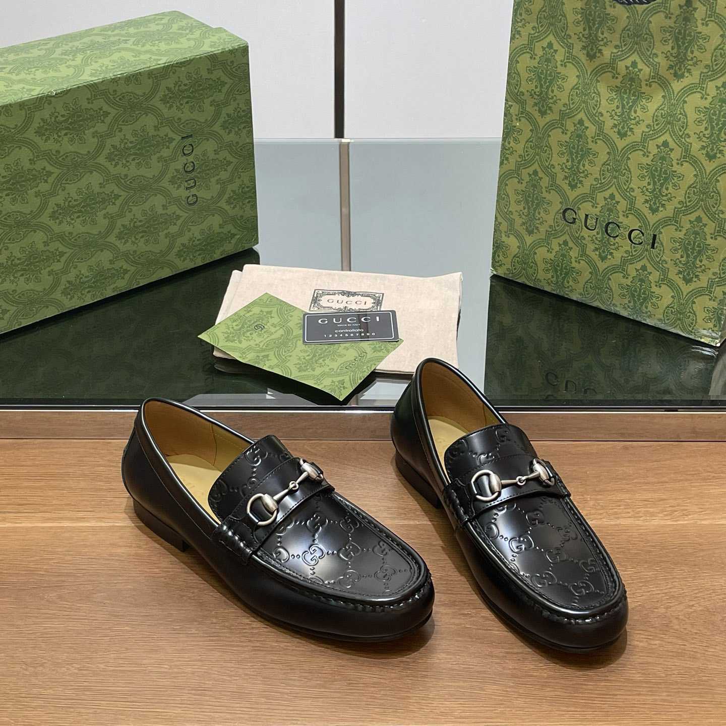 Gucci Men's Loafer With Horsebit - DopestKickz