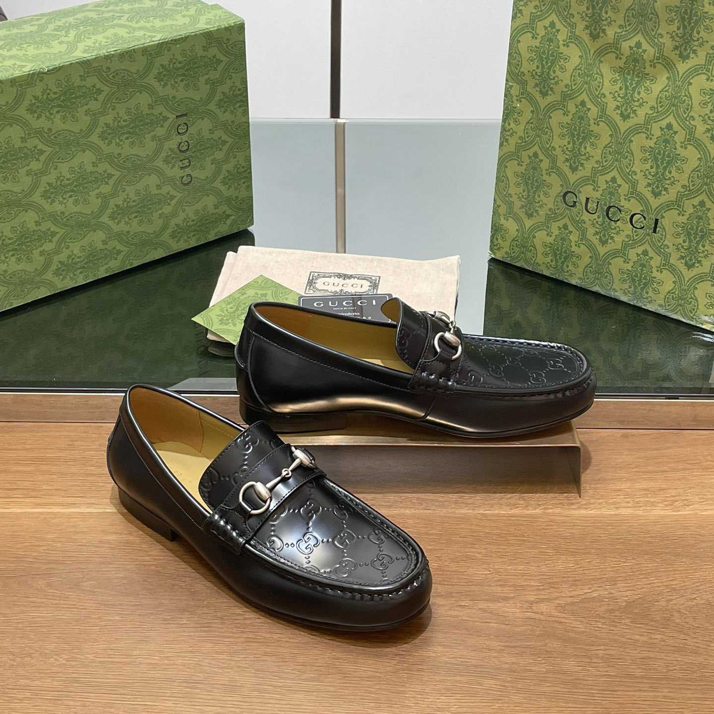 Gucci Men's Loafer With Horsebit - DopestKickz