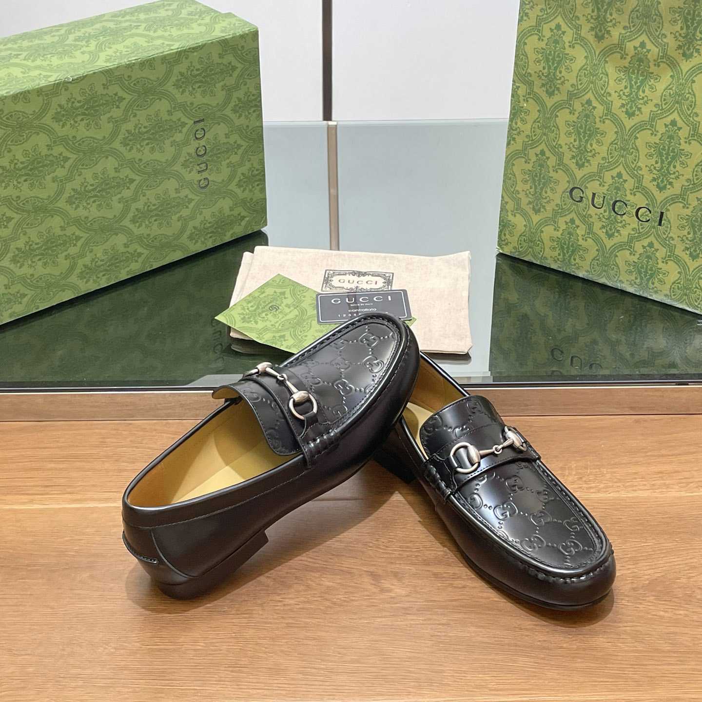 Gucci Men's Loafer With Horsebit - DopestKickz