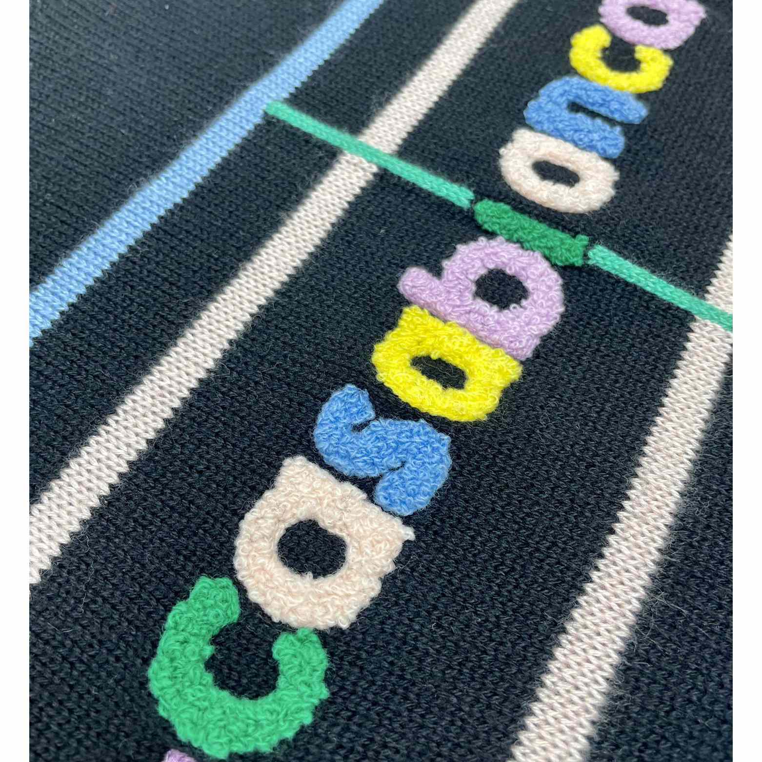 Casablanca Court Logo-Intarsia Knitted Jumper   D0063 - DopestKickz