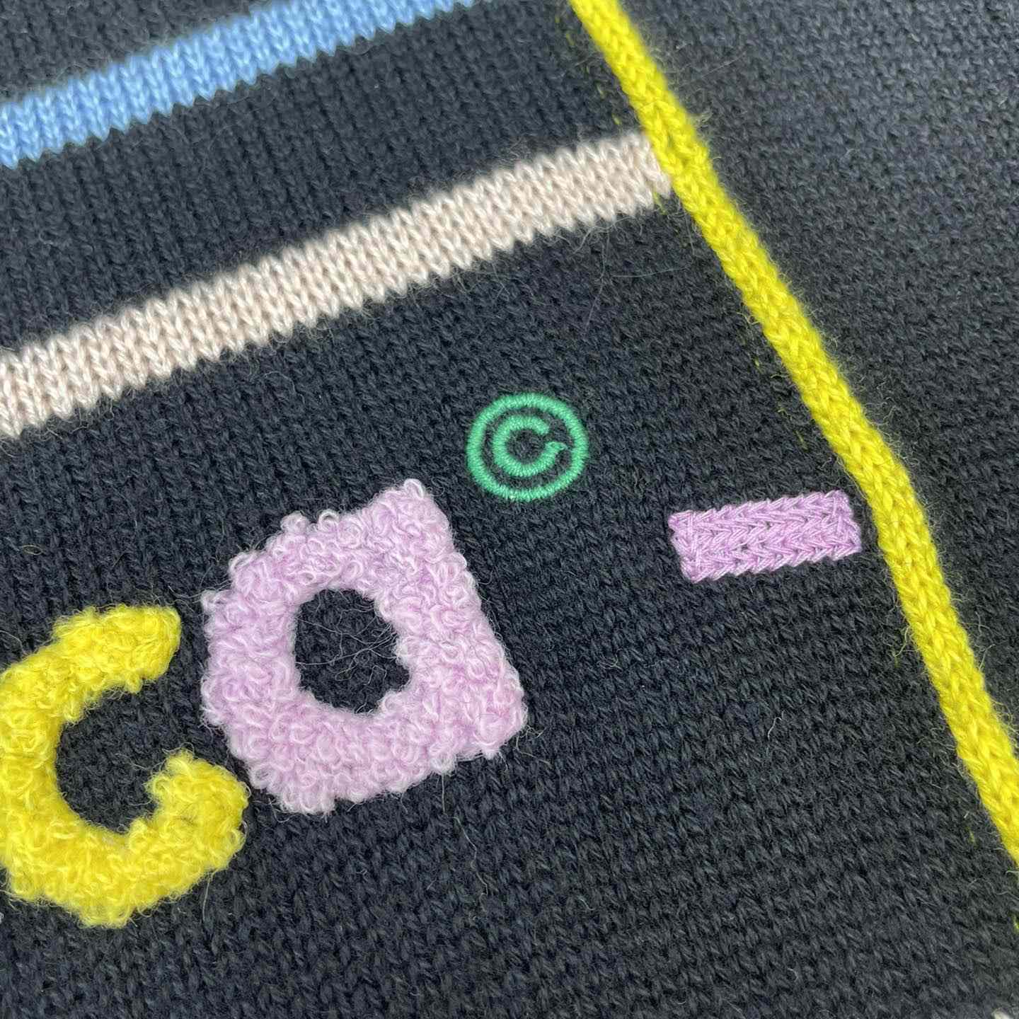 Casablanca Court Logo-Intarsia Knitted Jumper   D0063 - DopestKickz