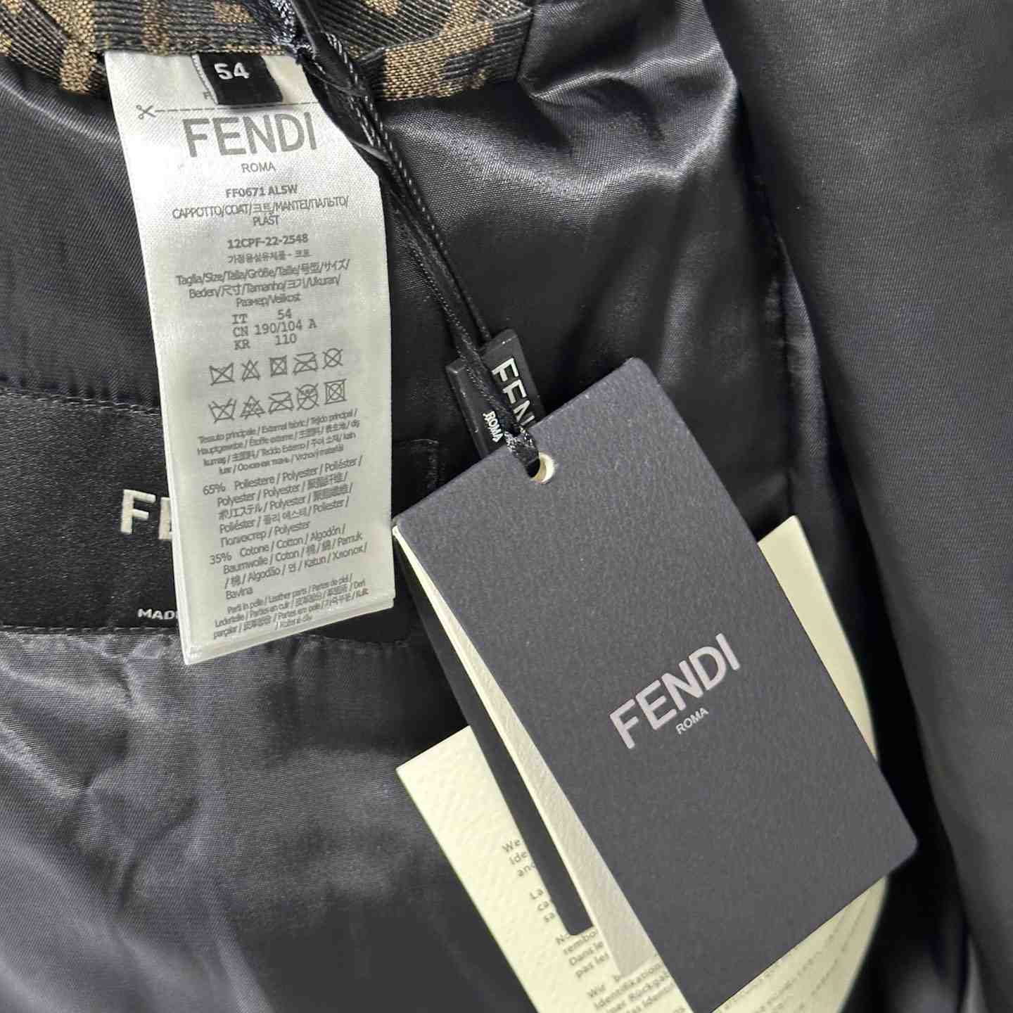Fendi Canvas FF Eclissi Jacket - DopestKickz