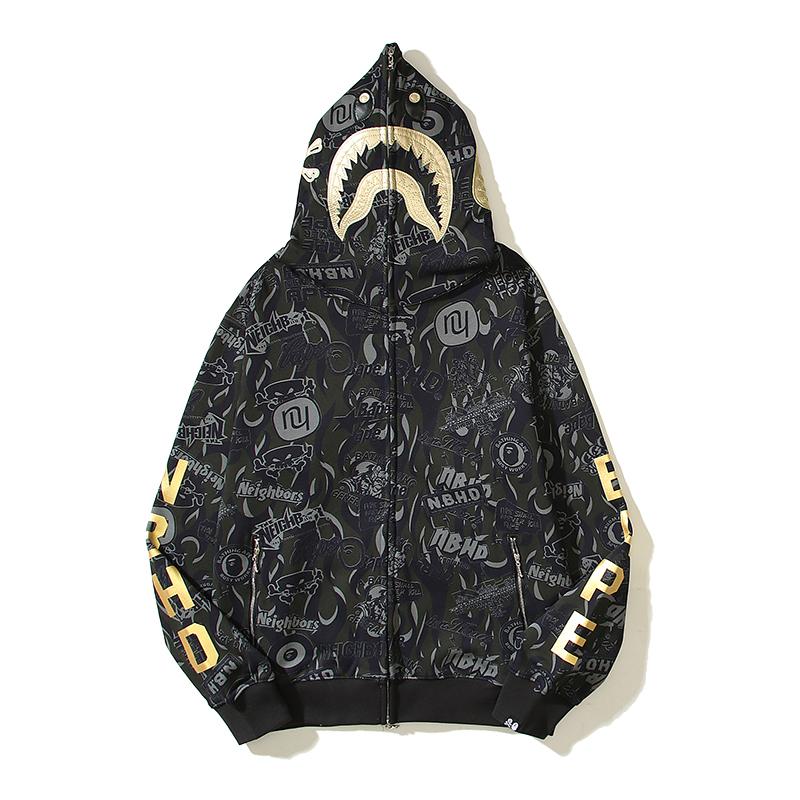 Bape x x NBHD Full Zip Hoodie - DopestKickz