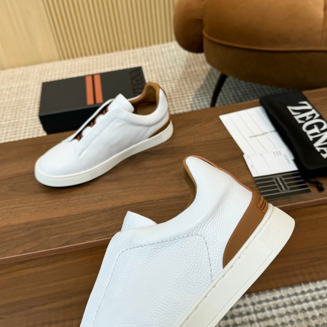 Zegna Leather Sneakers - DopestKickz