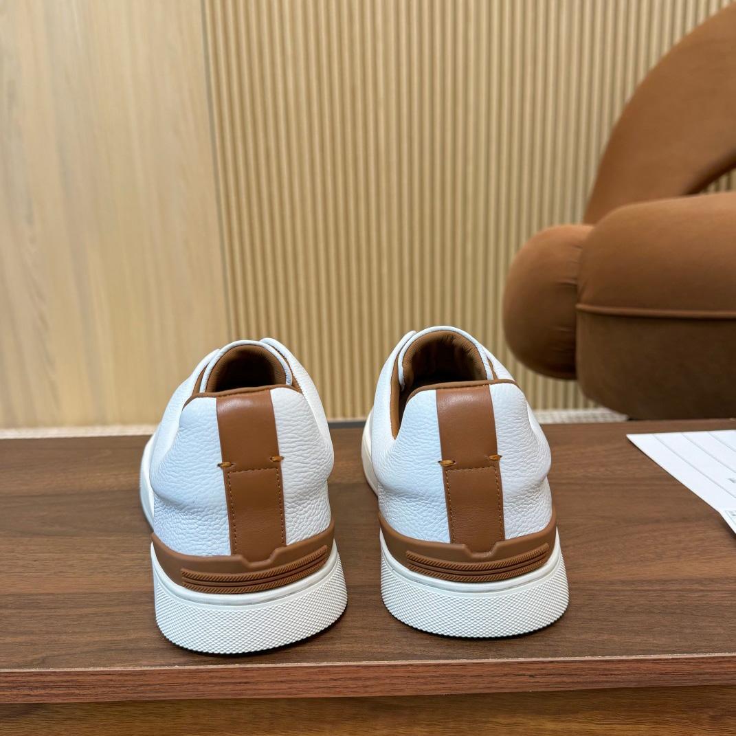 Zegna Leather Sneakers - DopestKickz