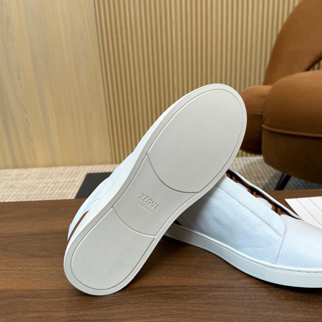 Zegna Leather Sneakers - DopestKickz