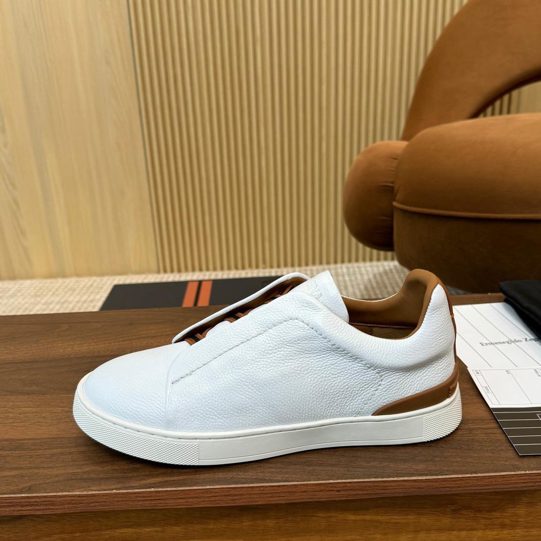 Zegna Leather Sneakers - DopestKickz