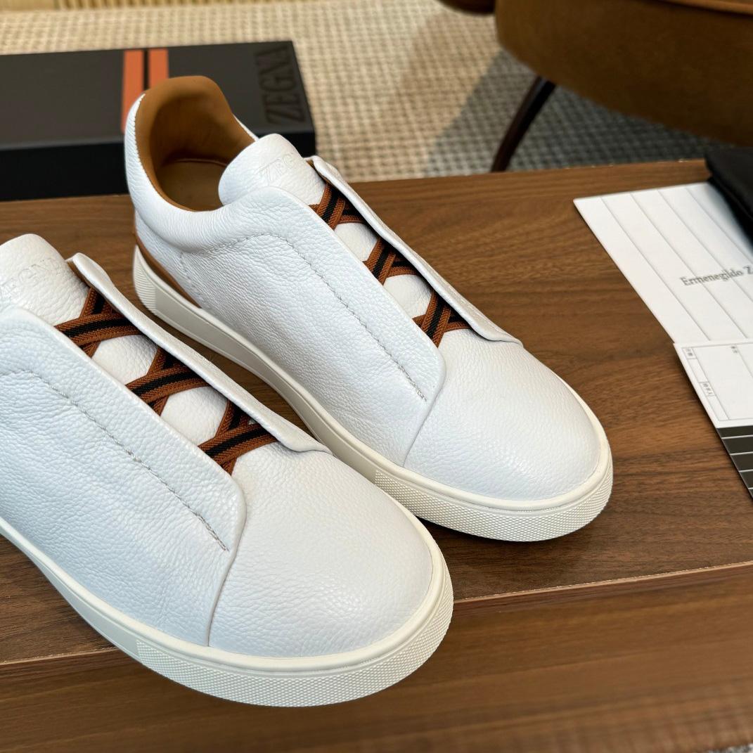 Zegna Leather Sneakers - DopestKickz