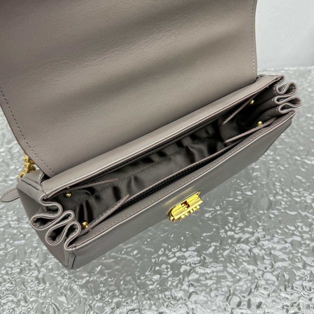 Miu Miu Leather Shoulder Bag - DopestKickz