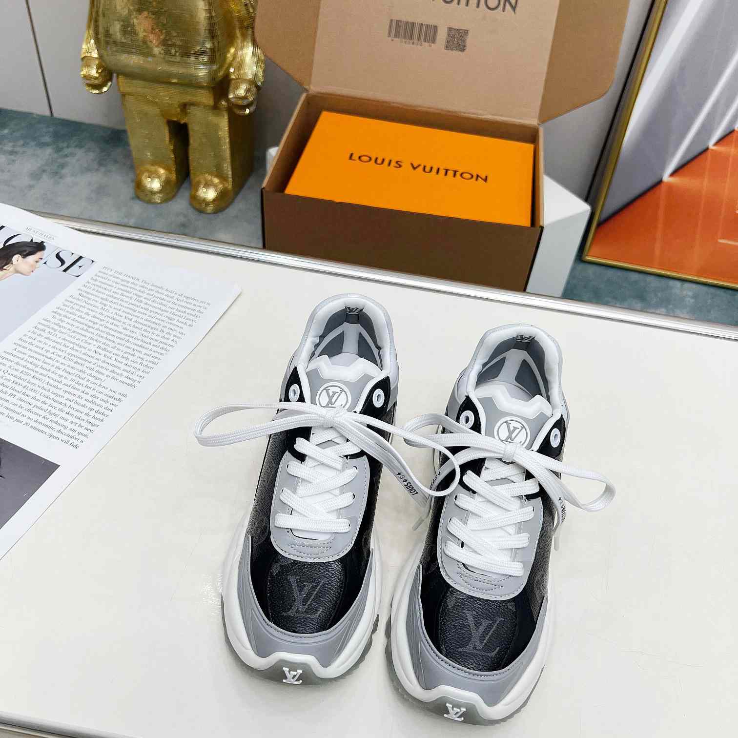 Louis Vuitton Run 55 Sneaker        1AD2MR - DopestKickz